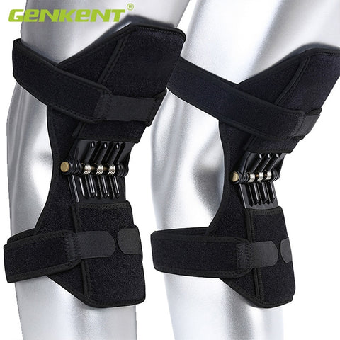 Image of Joint Support Knee Pads Breathable Non-slip Lift Knee Pads Powerful Rebound Spring Force Knee Booster